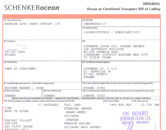 Ram 3.6L 68310865AF Olie koeler assemblage voor Chrysler Dodge motor 9