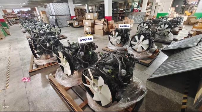 4D95 - 6P Olieverkoeler dekking Onderdelen voor graafmachine 7