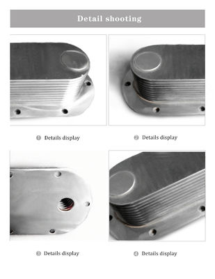 Custom Excavator Engine Model LX-3 4JB1 Aluminum plate Oil Cooler Core 1-11282027-0 for Oil Cooler