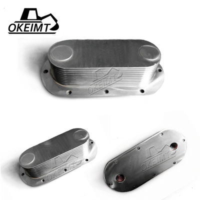 Custom Excavator Engine Model LX-3 4JB1 Aluminum plate Oil Cooler Core 1-11282027-0 for Oil Cooler