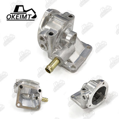 Standard Size Thermostat Housing Cover Lower Seat 6D16 With Pipe Engine Engine Parts