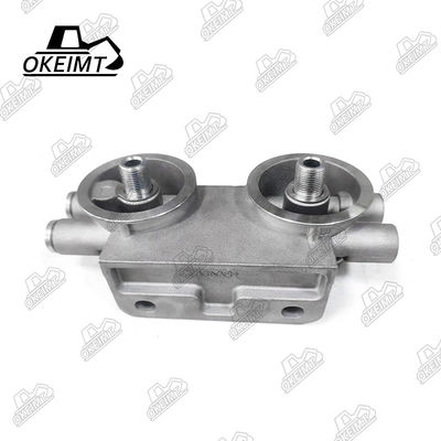 Original Oil Filter Head JCB Engine Parts Silver Color