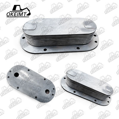 Excavator Engine Model  Parts NE6 - 8P Oil Cooler Core For Machinery