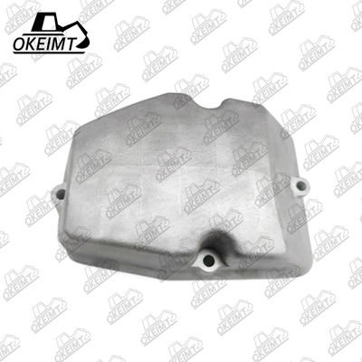 Grey Metal Valve Chamber Cover For PERKINS Excavator Engine Assembly