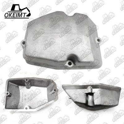 Grey Metal Valve Chamber Cover For PERKINS Excavator Engine Assembly