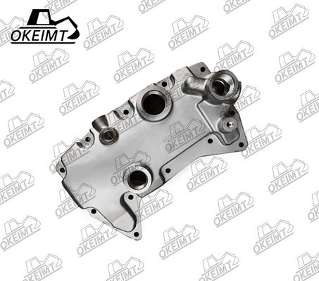 Aluminum 2097291 Diesel Engine Spare Parts Oil Cooler Cover For Cate C9.3