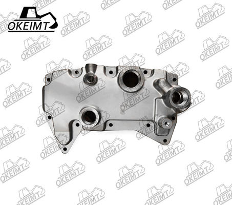 Aluminum 2097291 Diesel Engine Spare Parts Oil Cooler Cover For Cate C9.3
