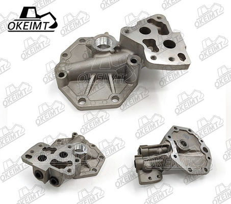 S6K Oil Filter Head Middle Parts For Engine CATE Excavator Spare Parts