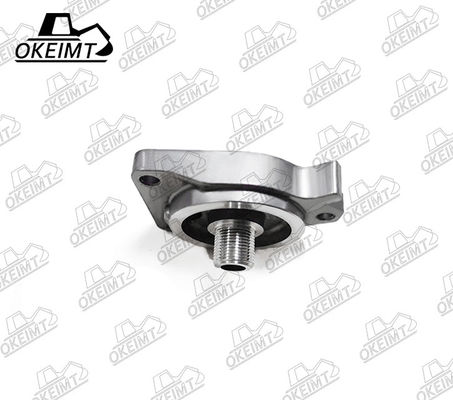 Aluminum Machinery Parts 4D84 Oil Filter Head For Excavator Engine