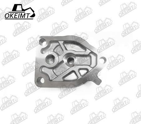Aluminum Machinery Parts 4D84 Oil Filter Head For Excavator Engine
