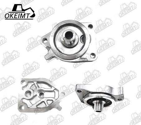 Aluminum Machinery Parts 4D84 Oil Filter Head For Excavator Engine