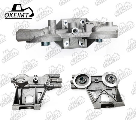 Aluminum 331-6435 Oil Filter Head For Excavator Engine Machinery Parts
