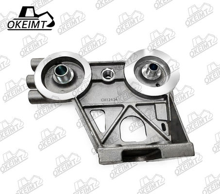 Aluminum 331-6435 Oil Filter Head For Excavator Engine Machinery Parts