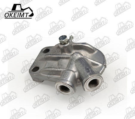 SY215-9 Diesel Fuel Filter Head Aluminum For Excavator Parts Engine
