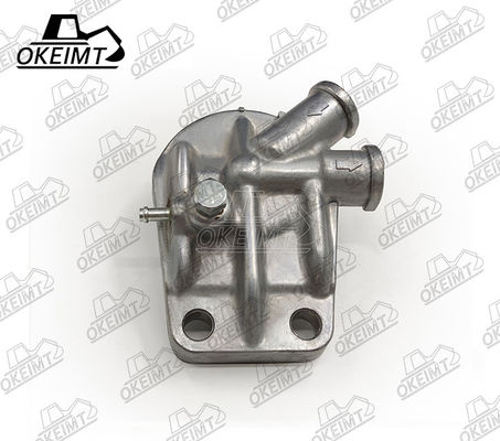 SY215-9 Diesel Fuel Filter Head Aluminum For Excavator Parts Engine