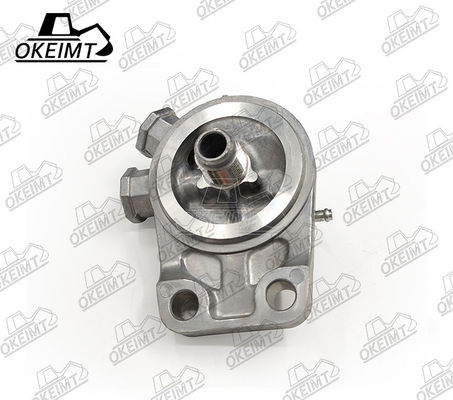 SY215-9 Diesel Fuel Filter Head Aluminum For Excavator Parts Engine