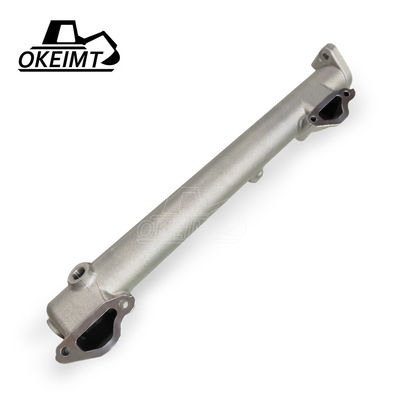 Excavator Engine Parts Cylinder Head Outlet Water Pipe  DE12T