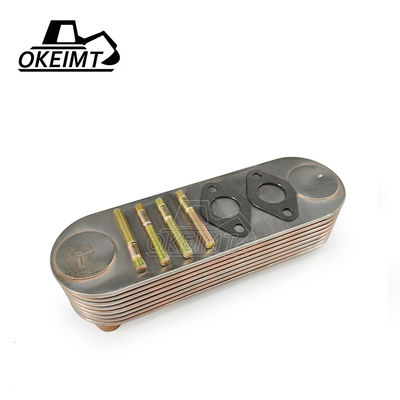 Oil Cooler For Doosan DE08 Motor 65.05606-5020 Stainless Steel Excavator cooler D1146 Oil Cooler 8P for Excavator