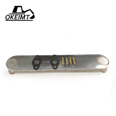 Engine Oil Cooler Assembly S6K 4P 34339-03100 Excavator Oil Cooler core 6D105