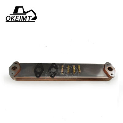 Engine Oil Cooler Assembly S6K 4P 34339-03100 Excavator Oil Cooler core 6D105